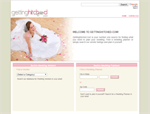 Tablet Screenshot of gettinghitched.com